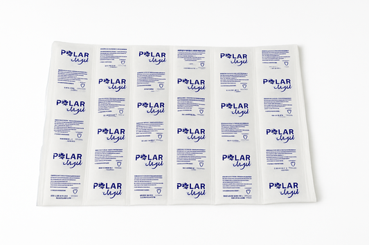 Foglietto Ghiaccio 24 Cellette Refrigeranti da Idratare - Ultra Sottile | Polarice Service